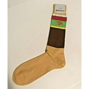Soxfords Golden Arches Mens Dress Socks NEW Cotton Blend Mens 8-12 Women 10+